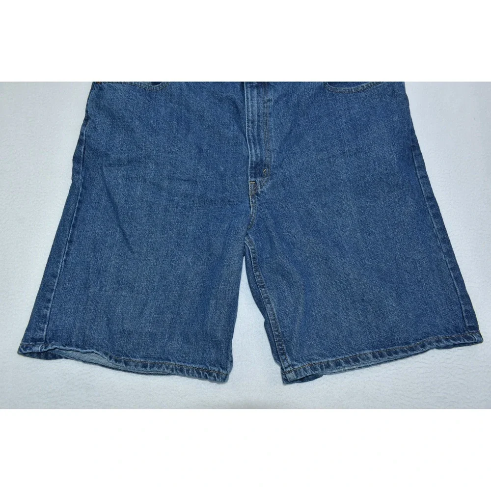 Levi's 550 Denim Shorts Jorts Men's Shorts Size 42 Blue Denim Bermuda